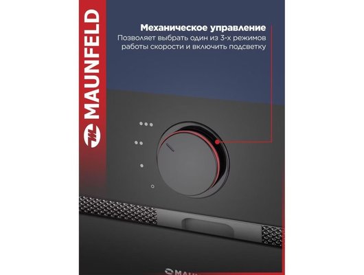 Вытяжка MAUNFELD Crosby Rocky 60 черный